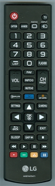 LG AGF76631043 AKB74475471 Genuine OEM original Remote