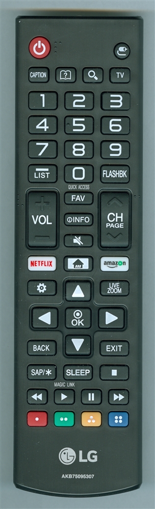 LG AGF76631064 AKB75095307 Genuine OEM original Remote
