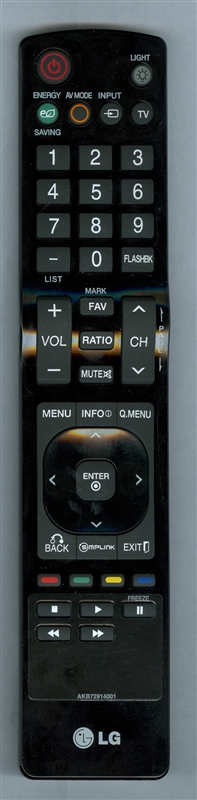 LG AKB72914001 Refurbished Genuine OEM Original Remote