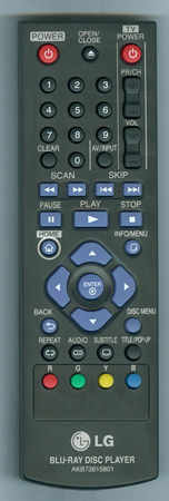 LG AKB73615801 Genuine OEM original Remote