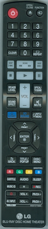 LG AKB73775604 Genuine OEM original Remote