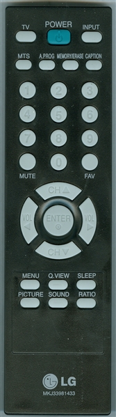 LG MKJ33981433 Genuine OEM original Remote