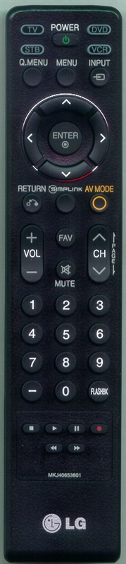 LG MKJ40653801 Refurbished Genuine OEM Original Remote