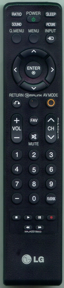 LG MKJ42519603 Refurbished Genuine OEM Original Remote