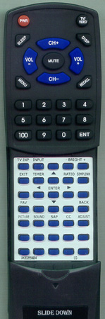LG AKB32559904 replacement Redi Remote