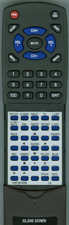 LG AKB72914002 replacement Redi Remote