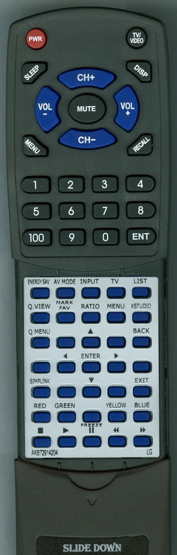 LG AKB72914204 replacement Redi Remote