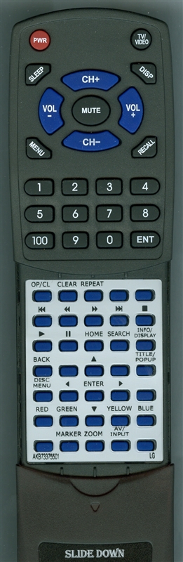 LG AKB73375501 replacement Redi Remote