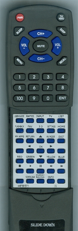 LG AKB73615313 replacement Redi Remote