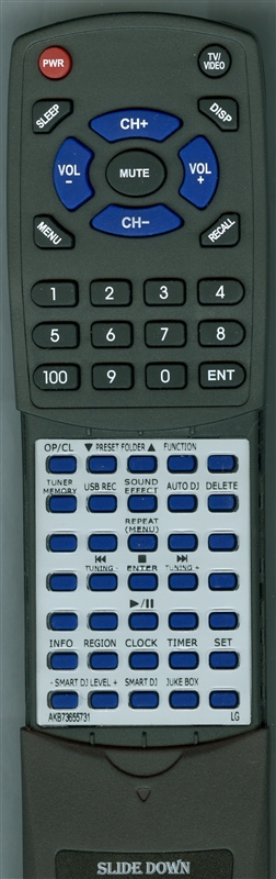 LG AKB73655731 replacement Redi Remote