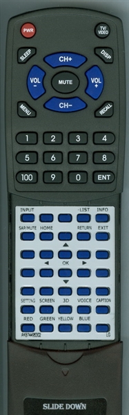 LG AKB74495302 AN-MR600 replacement Redi Remote