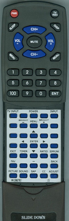 LG MKJ39927801 replacement Redi Remote