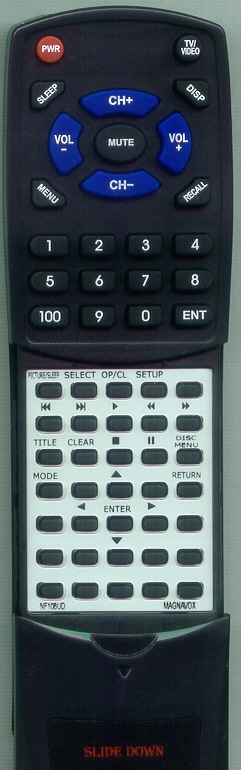 MAGNAVOX NF108UD replacement Redi Remote