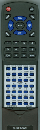 MARANTZ 307010079001M RC009CR replacement Redi Remote