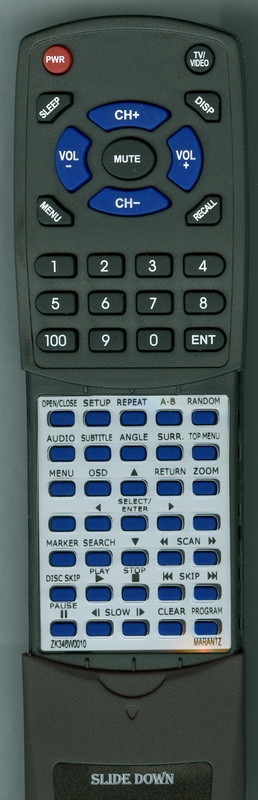 MARANTZ ZK346W0010 RC5200VC replacement Redi Remote