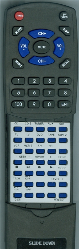 MCINTOSH 121038 HR038 replacement Redi Remote