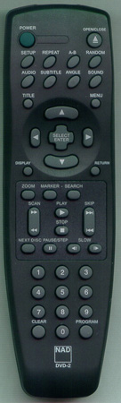 NAD RC-T571 DVD-2 Genuine OEM original Remote
