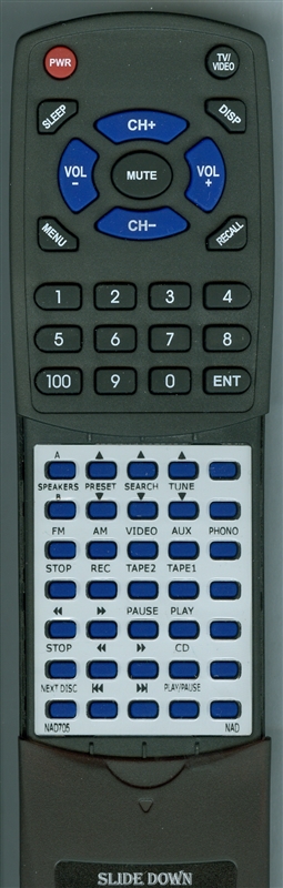 NAD NAD705 replacement Redi Remote