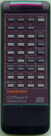 NAKAMICHI DA04372 CDPLAYER3 Genuine  OEM original Remote