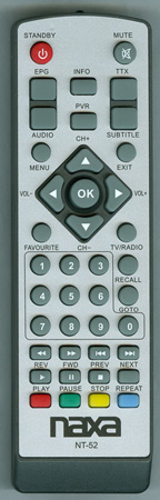 NAXA NT-52 Genuine  OEM original Remote