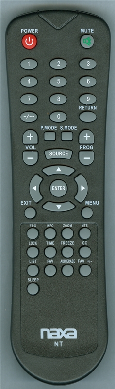 NAXA NT1507 NT Genuine  OEM original Remote