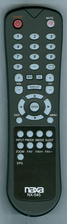 NAXA NX545 NX-545 Genuine  OEM original Remote