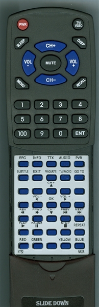 NAXA NT-52 replacement Redi Remote