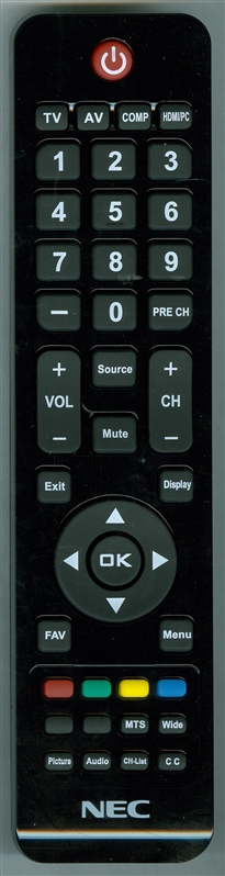 NEC 398GRABD1NENEC Genuine OEM original Remote