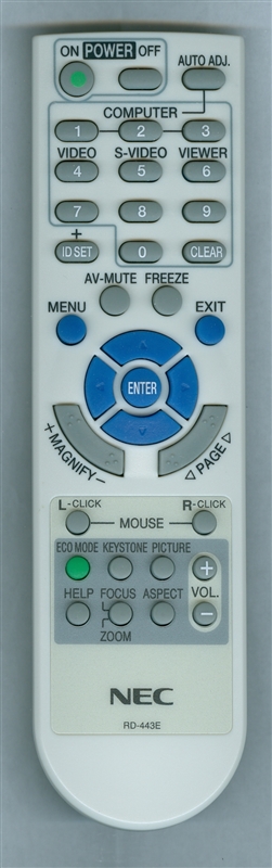 NEC 7N900881 RD-443E Genuine OEM original Remote