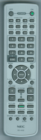NEC 7N900961 RD-455E Genuine  OEM original Remote