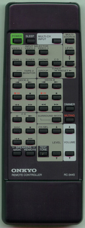 ONKYO 24140344 RC-344S Genuine OEM original Remote