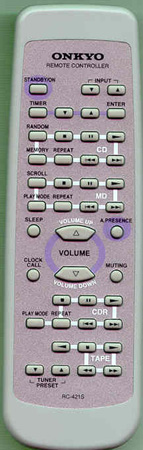 ONKYO 24140421 RC-421S Genuine OEM original Remote