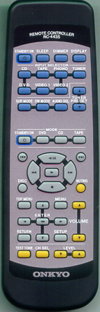 ONKYO 24140443 RC-443S Genuine  OEM original Remote