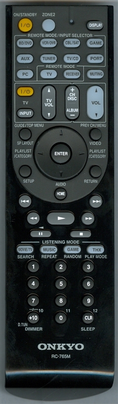 ONKYO 24140765 RC-765M Genuine OEM original Remote