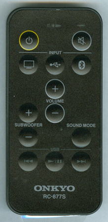 ONKYO 24140877 RC-877S Genuine OEM original Remote