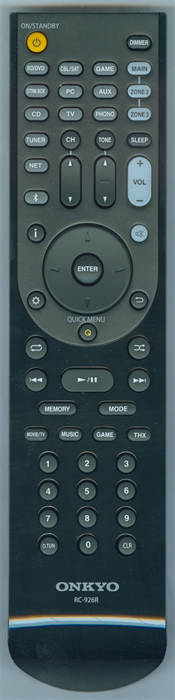 ONKYO 24140926 RC-926R Genuine OEM original Remote