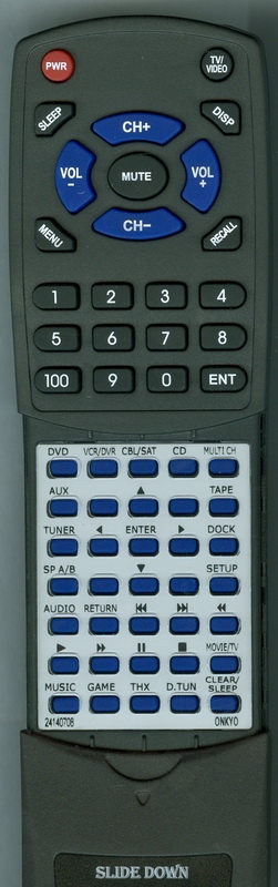 ONKYO 24140708 RC-708M replacement Redi Remote