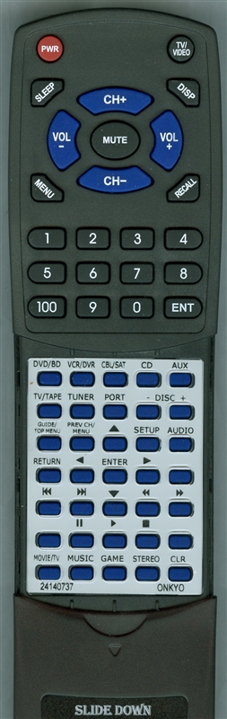 ONKYO 24140737 RC-737M replacement Redi Remote