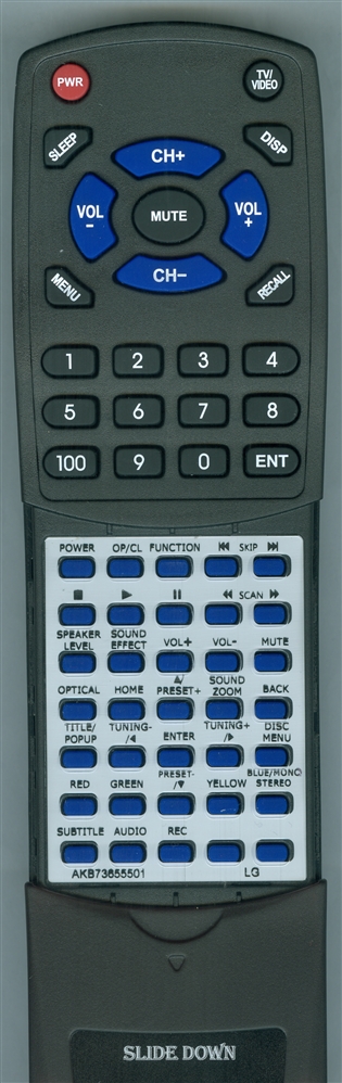 ONKYO 24140763 RC-763M replacement Redi Remote