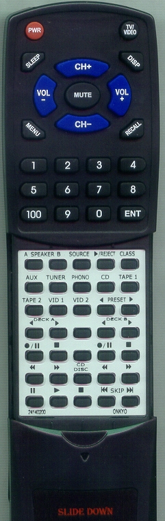 ONKYO 24140868 RC-868M replacement Redi Remote