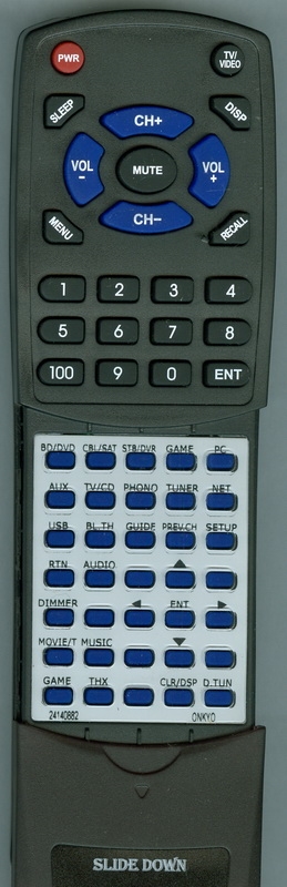 ONKYO 24140882 RC-882M replacement Redi Remote