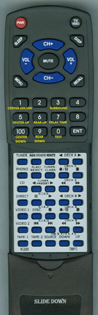 ONKYO 24140208 RC-208S replacement Redi Remote