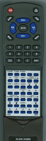 ONKYO RC-82S RC82S replacement Redi Remote