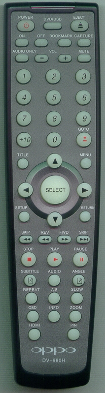 OPPO DIGITAL DV980HREMOTE DV-980H Genuine  OEM original Remote