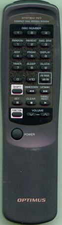 OPTIMUS 11230976 SYSTEM 727 Genuine OEM original Remote