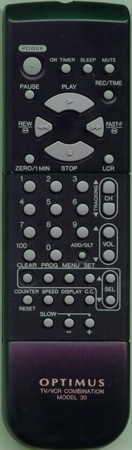 OPTIMUS 11690807 MODEL 30 Genuine OEM original Remote