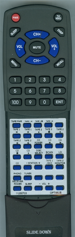 OPTIMUS 11230703 STA3190 replacement Redi Remote