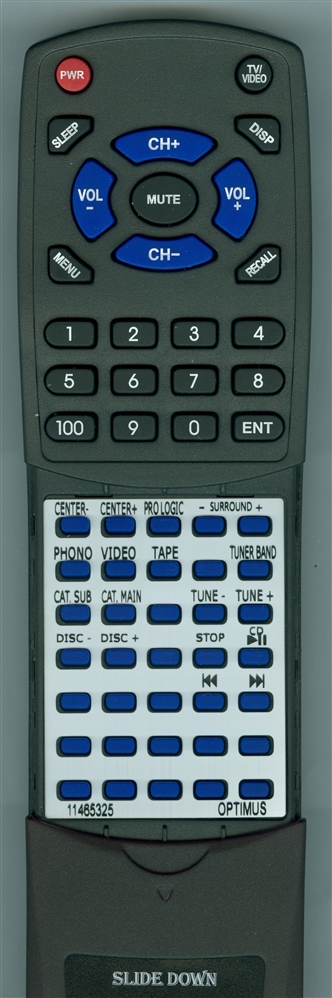OPTIMUS 11465325 SYSTEM 735 replacement Redi Remote