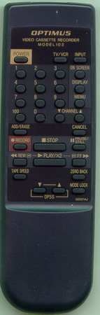 OPTIMUS ZA0309 Genuine OEM original Remote