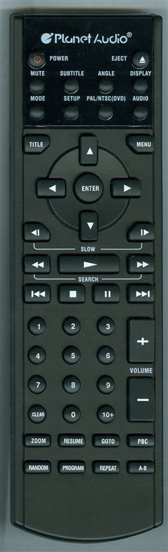 PLANET AUDIO P300DVD Genuine OEM original Remote